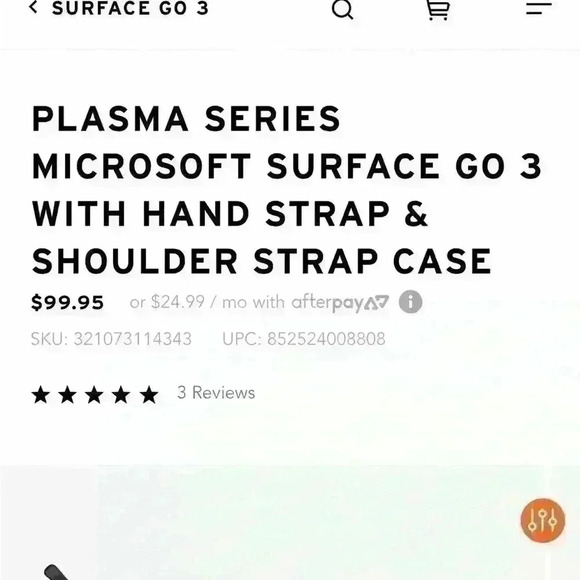 Microsoft, urban armor gear case, shoulder strap, and hand strap new, never used - Picture 6 of 6